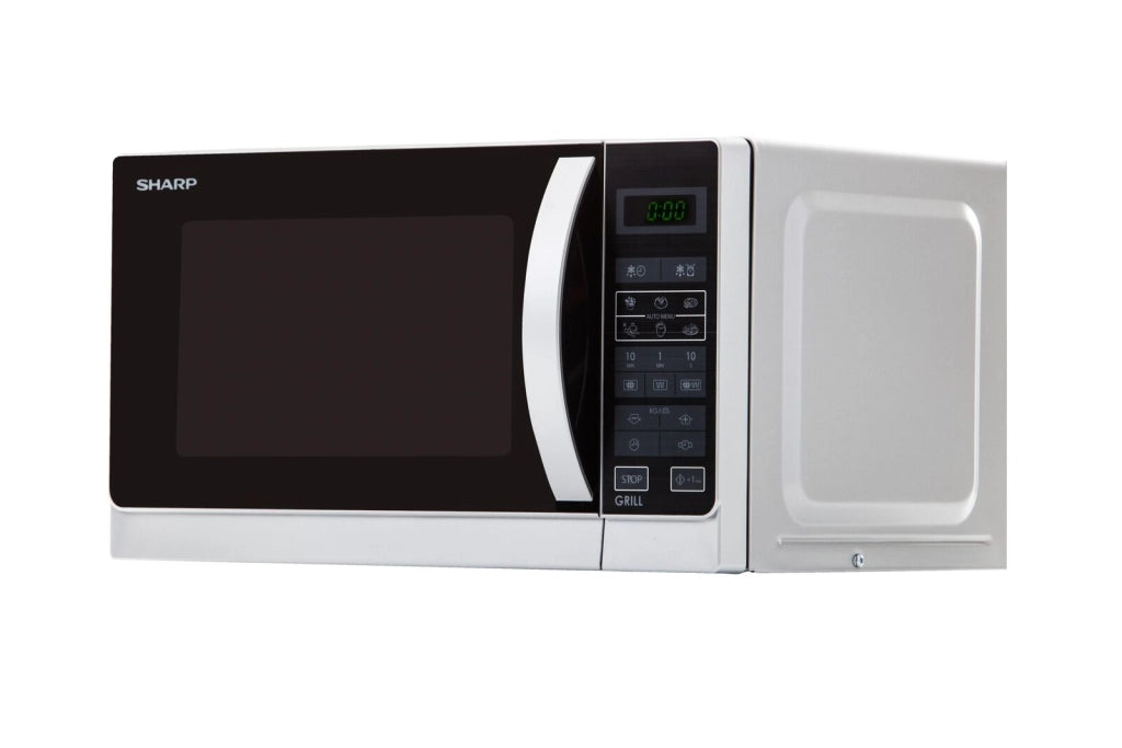 Sharp Home Appliances R742INW forno a microonde Superficie piana Microonde combinato 25 L 900 W Argento