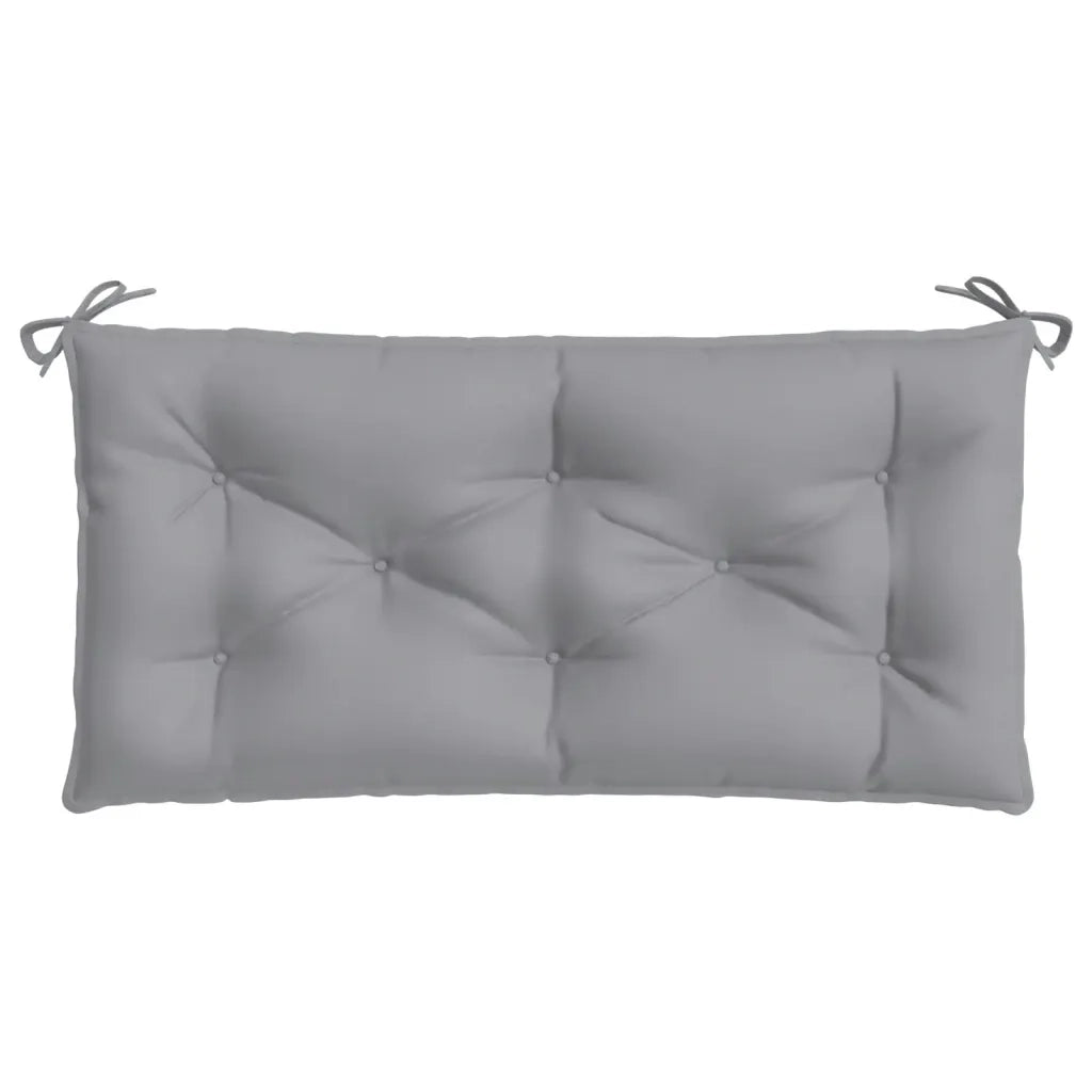 Cuscini Panca da Giardino 2 pz | Cuscini per sedie Grigi 100x50x7cm Tessuto Oxford