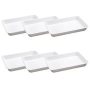 KIT SET 6 PZ VASCHETTA MULTIUSO IN PLASTICA CATERING 30 X 20 X H4 CM