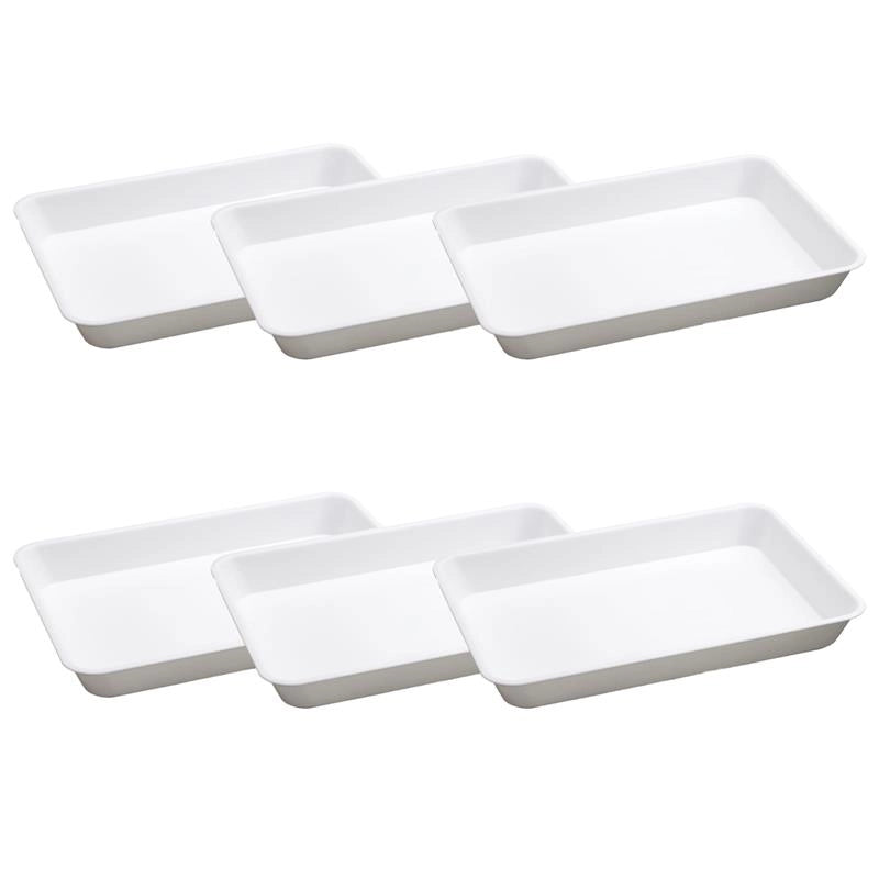 KIT SET 6 PZ VASCHETTA MULTIUSO IN PLASTICA CATERING 30 X 20 X H4 CM
