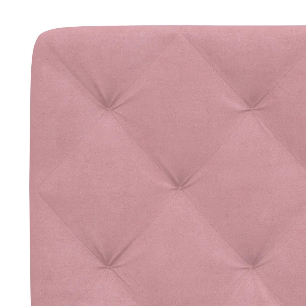 Cuscino Testiera Rosa 100 cm in Velluto CFW9694711