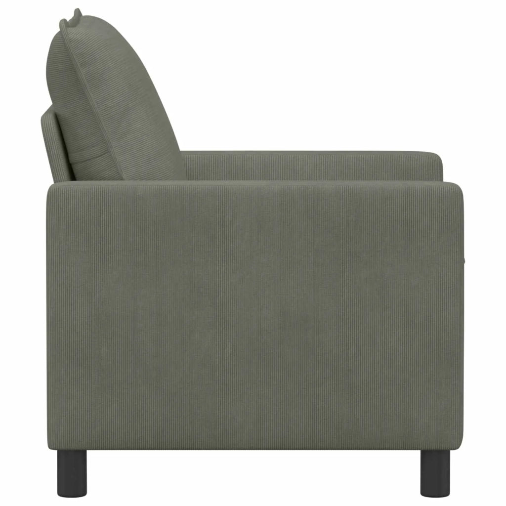 Divano Grigio Chiaro 76 x 81 x 87,5 cm Tessuto