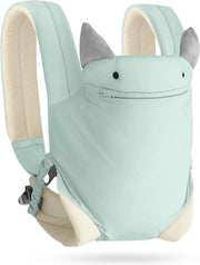 Porta-bimbi 4 in 1, tessuto, porta-bimbi respirante, ergonomico, sistema di trasporto per bambini da 0 a 36 mesi, portabimbi da petto e da schiena (blu)