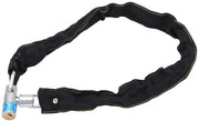 Catenaccio per Bicicletta 77 cm - Catenaccio in Acciaio - Antisfondamento - 2 Chiavi - Sostenibile - Protezione in Canapa - Catenaccio per Bicicletta