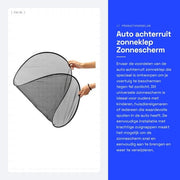 Schermo Solare per Auto - Blocca la Luce del Sole - Anteportiera Solare Opaca - Installazione Facile - Ripiegabile - Protezione per Bambini e Animali di Compagnia