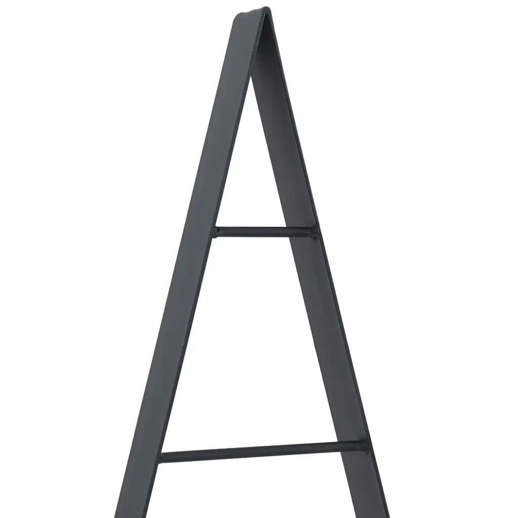 Albero di Natale in metallo con supporto Nero 125,5 cm Acciaio 42019171
