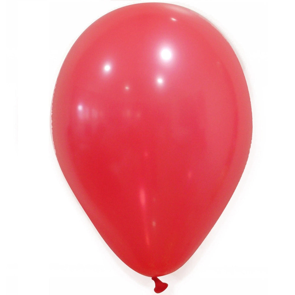 Trade Shop - Confezione Set 8 Pezzi Palloncini Rossi Festa Party Compleanno Bimbi -