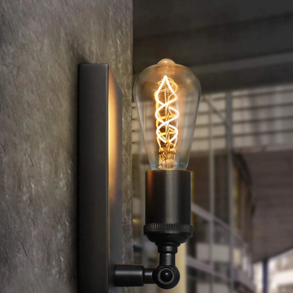 ZMH Lampadina LED 1 lampadina Edison E27 LED 4W ST64 2200K