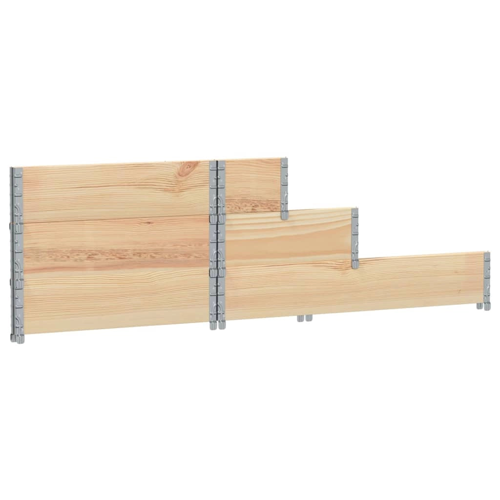Aiuola rialzata/fioriera per piante fiori patio giardino 3 livelli 120 x 80 cm legno di pino massiccio marrone 02_0039883