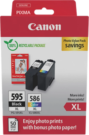Canon 7170C004 cartuccia d'inchiostro 2 pz Originale Resa elevata (XL) Nero, Ciano, Magenta, Giallo