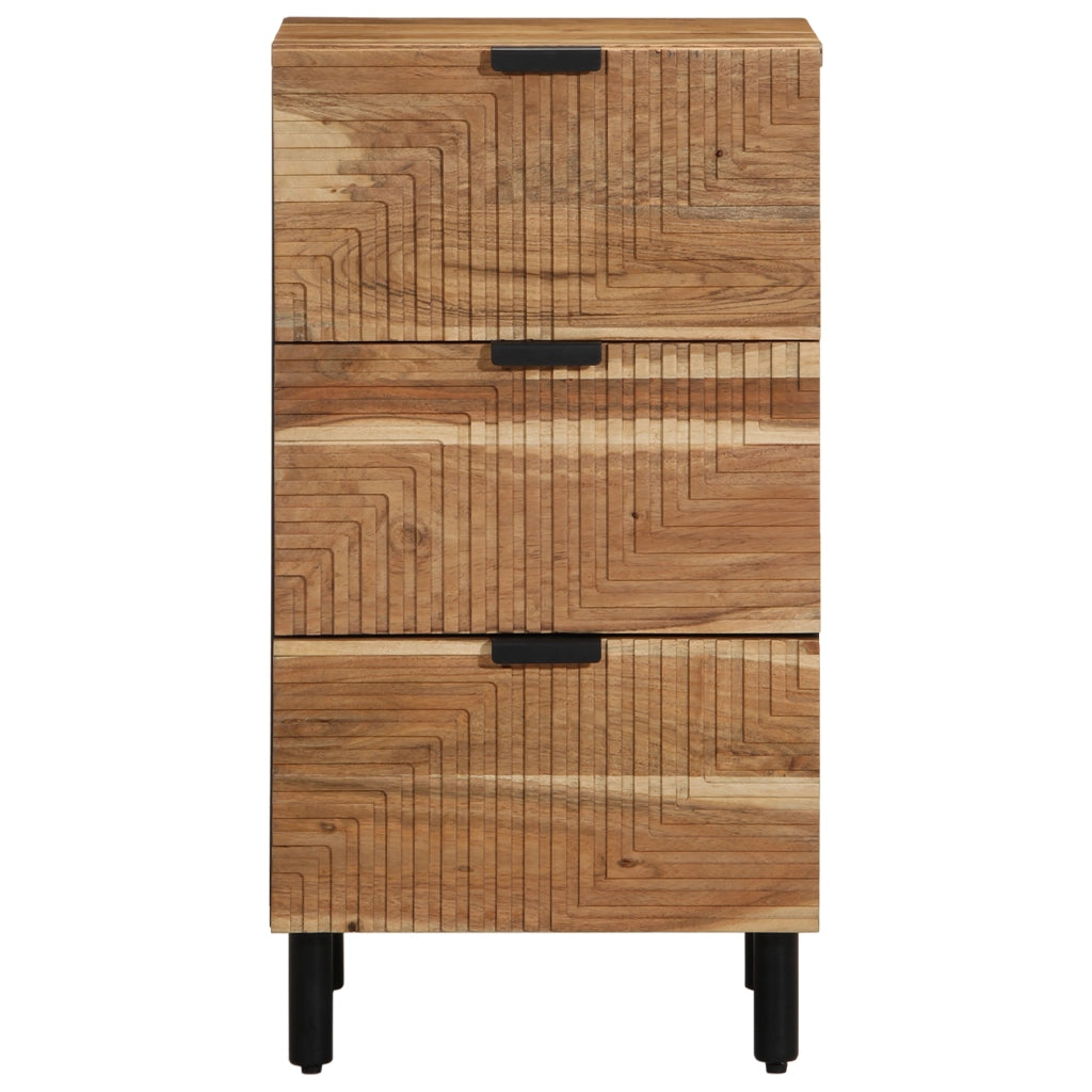 Mobiletto  40x33x75 cm in Legno Massello di Acacia