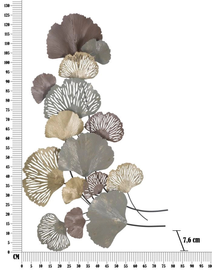 Pannello Diply 76x7,6x126 cm in Ferro Multicolor