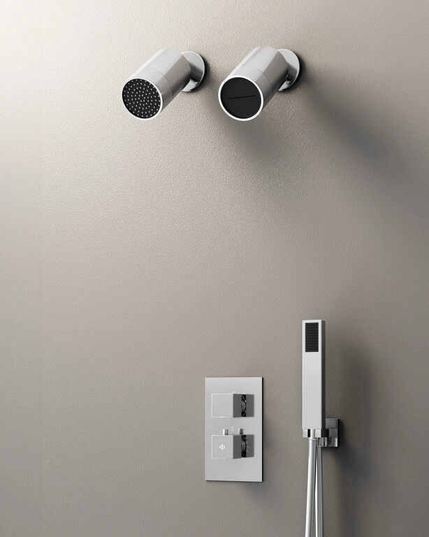 Set doccia da incasso Orion Cromo Termostático lluvia + cascada DUCHA.ES