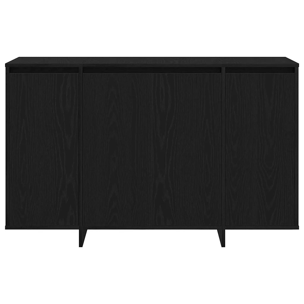 Credenza Rovere nero 120 x 41 x 75 cm Legno multistrato 3333905
