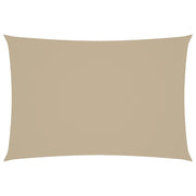 Parasole a Vela Oxford Rettangolare 3x5 m Beige