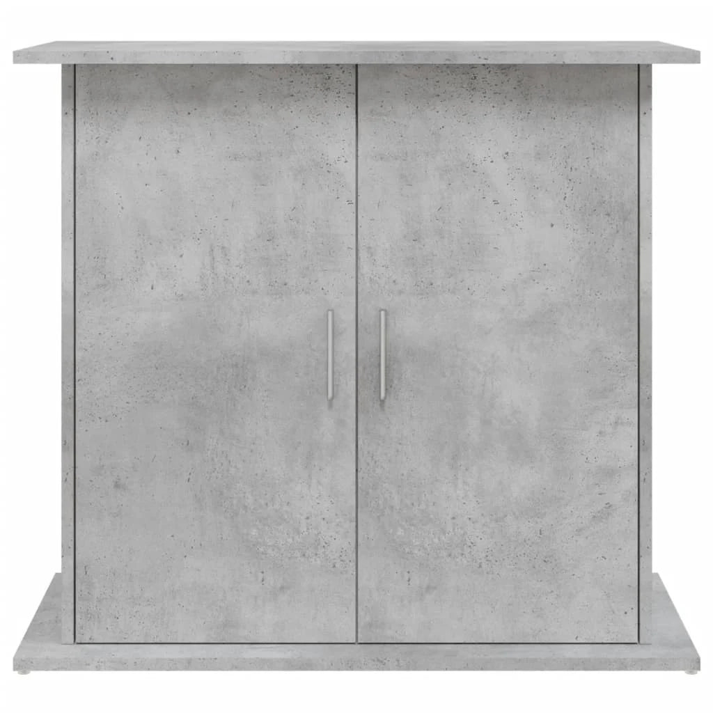 Mobiletto portaoggetti per acquario 81 x 36 x 73 cm in legno ingegnerizzato grigio 02_0045076