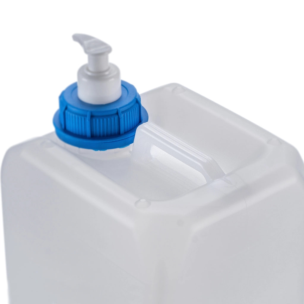 Contenitore per acqua KADAX per lavabo, dispenser di sapone liquido da 5 litri con rubinetto