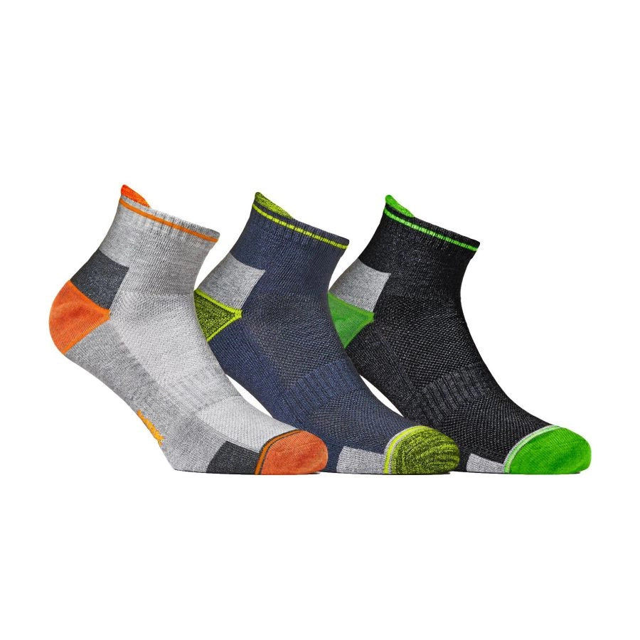CALZA ANTI INFORTUNISTICA (3 PAIA) FLUO CORTISSIMA 43-46