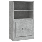 Buffet credenza cassettiera mobiletto mobile contenitore organizer per cucina soggiorno salotto alto 60 x 35,5 x 103,5 cm legno ingegnerizzato grigio 02_0034454