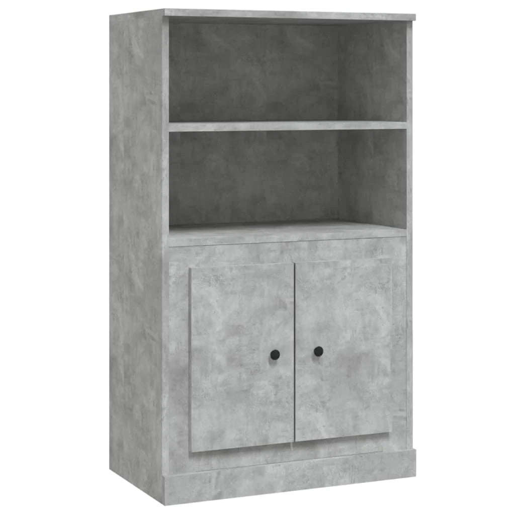 Buffet credenza cassettiera mobiletto mobile contenitore organizer per cucina soggiorno salotto alto 60 x 35,5 x 103,5 cm legno ingegnerizzato grigio 02_0034454