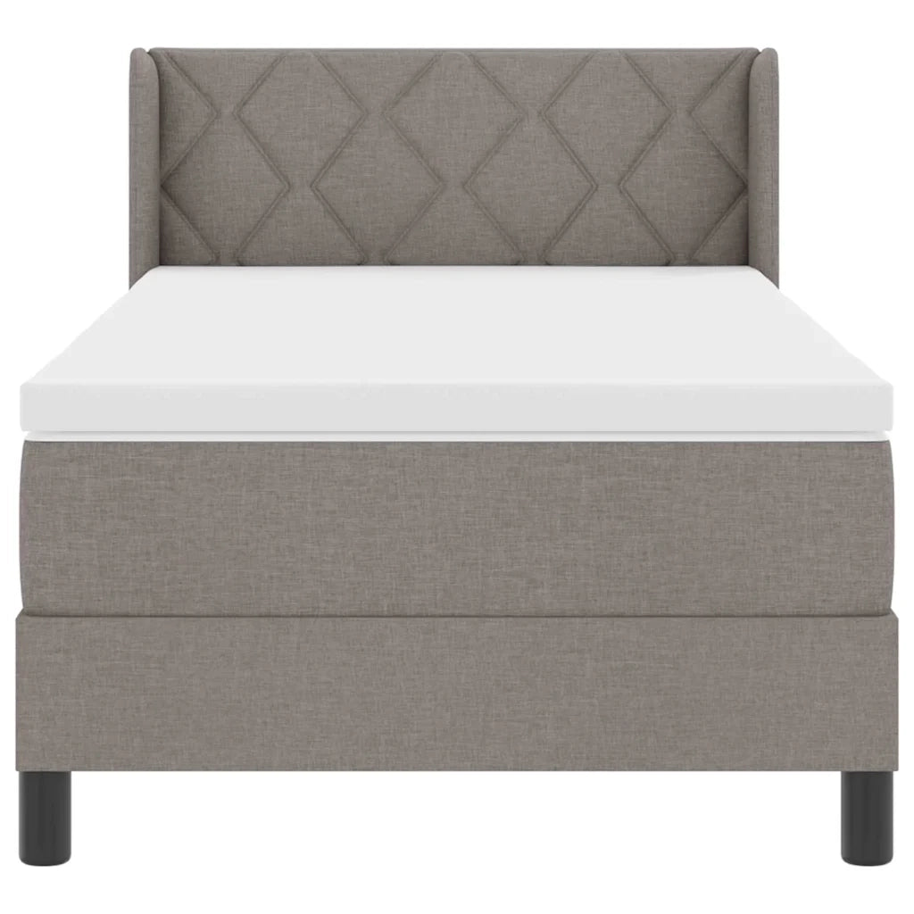 Letto a molle con testiera Talpa 190 x 90 cm Tessuto 3341143