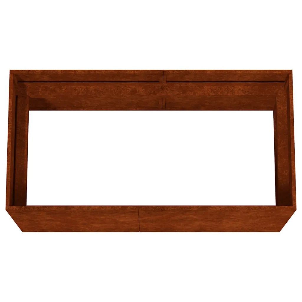Fioriera 80x40x40 cm in Acciaio Corten 824530