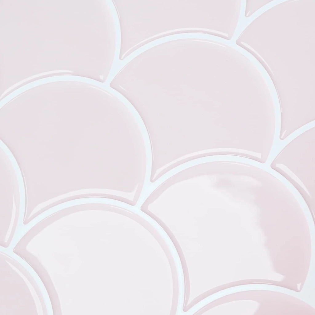 Piastrella a scaglie di pesce 10 pcs Rosa chiaro 30 x 30 cm