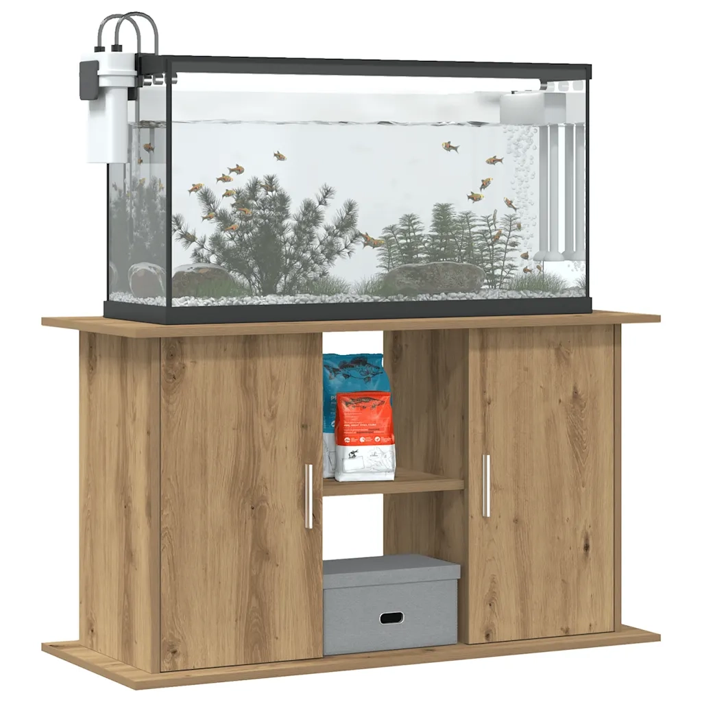 Supporto Acquario 101x41x58 cm Multistrato Rovere Artigianale