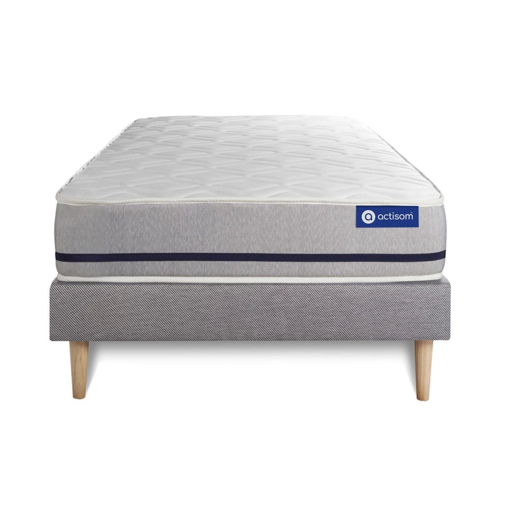 Kit rete e materasso matrimoniale Actimemo soft 90x200cm - Spessore : 20cm- memory foam - Moderatamente rigido
