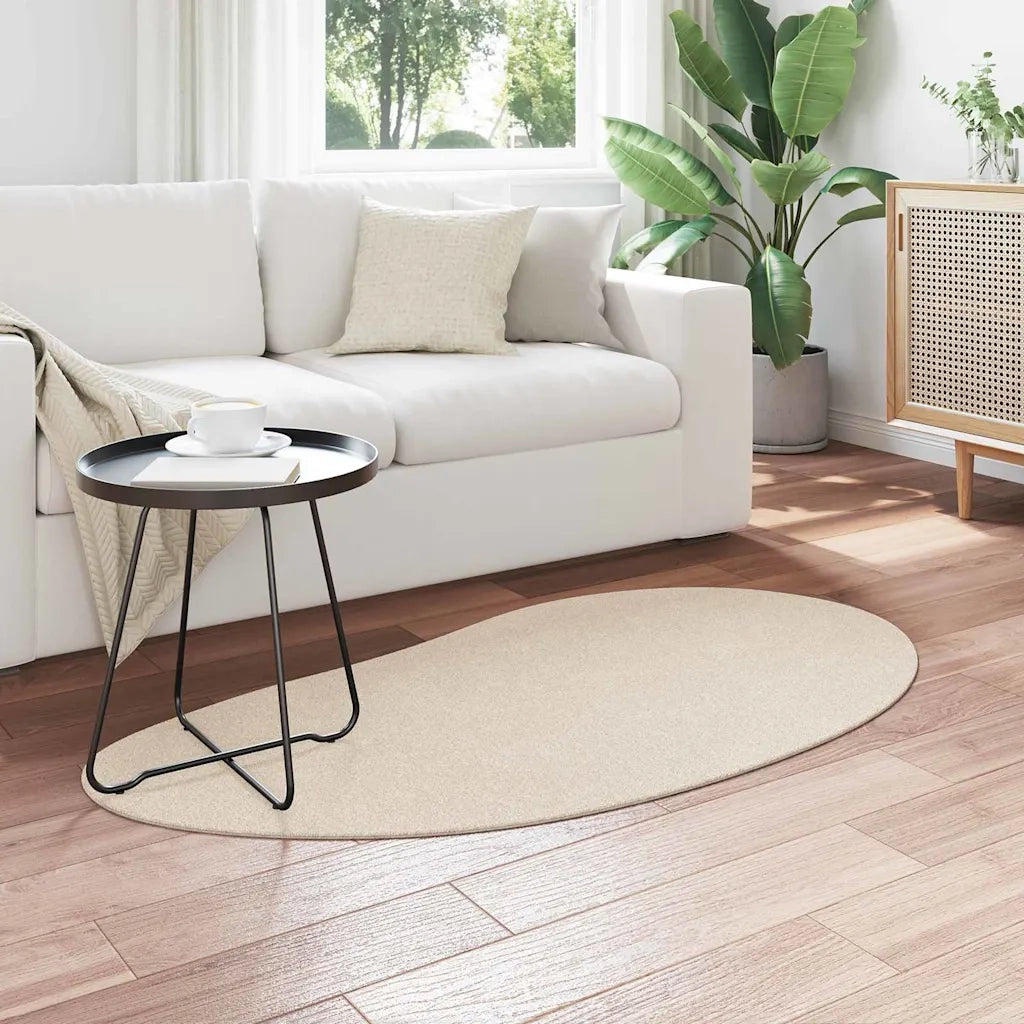 Tappeti per area HUARTE Beige 80 x 150 cm Poliestere 4103712