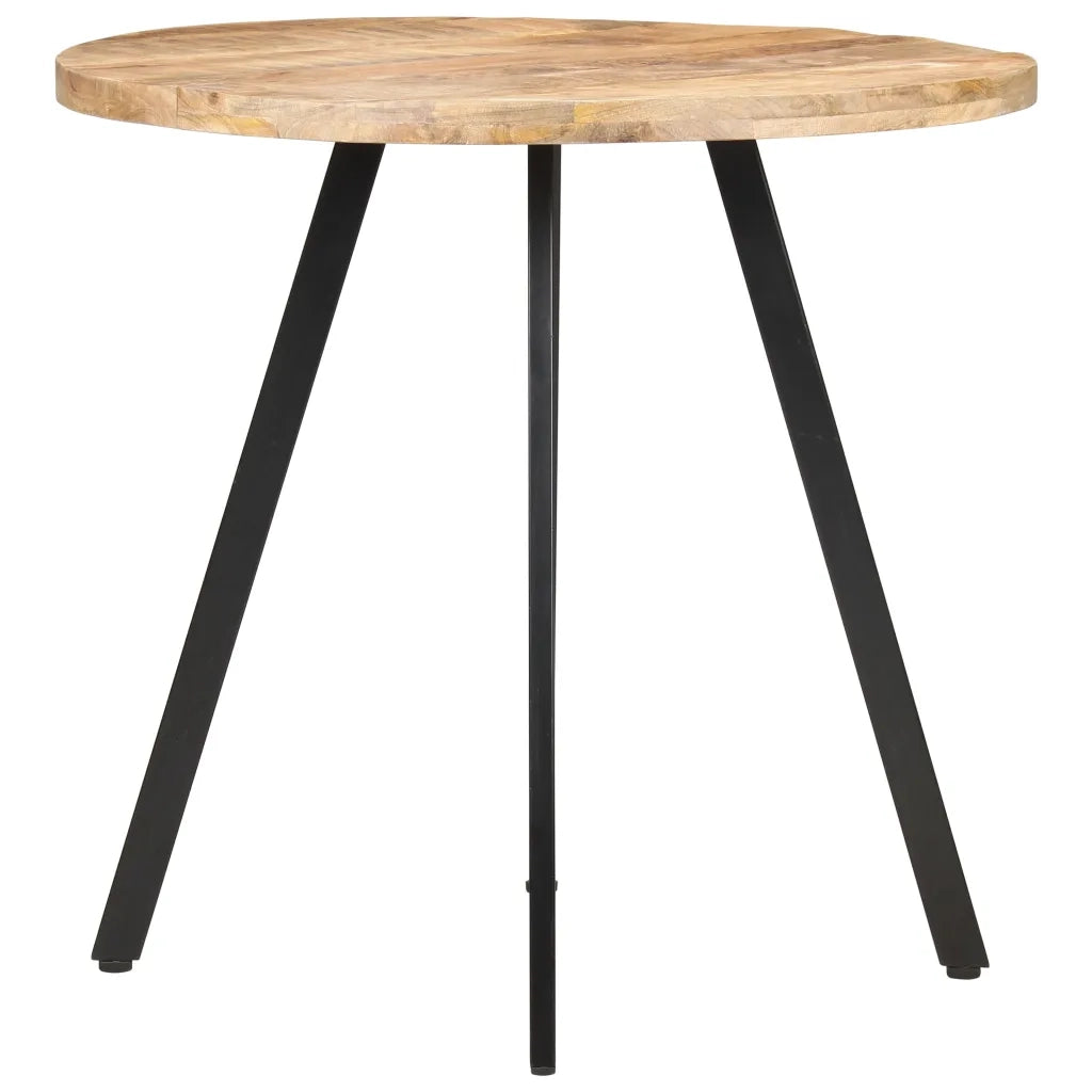 Tavolo da Pranzo 80 cm in Legno di Mango Grezzo  cod mxl 6110