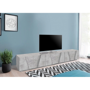 Mobile Porta TV Ping 240 – 6 ante – Cemento Bronx