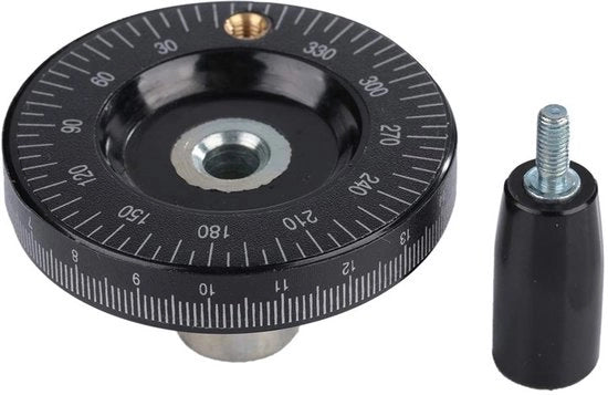 Manubrio a mano 63mm - Materiale in materiale ceramico - Alta capacità di sollevamento - Manubrio - Adatto per macchine per frese/macchine per tornio/macchine per abrasione - Duraturo - Manubrio di controllo