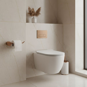 Porta Carta Igienica Tomi 5809 Brush Copper