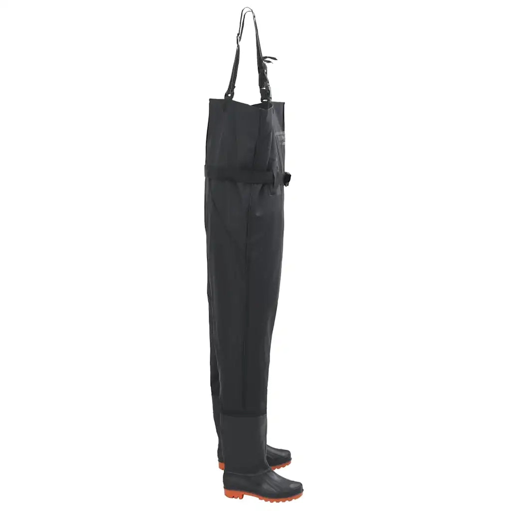 Wader con Stivali e Cintura Nero Taglia 42 CFW8532609