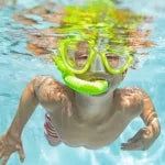 MASCHERA MARE E BOCCAGLIO ADVENTURE SWIM SET  +8 ANNI  peso kg.0,45 (55642)    INTEX