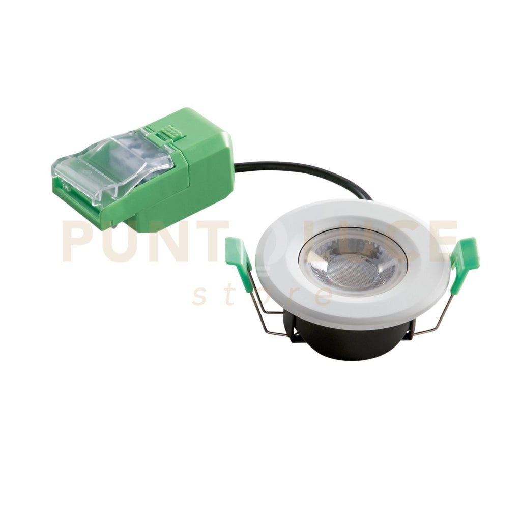 INCASSO BBC BIANCO IN METALLO DIMMERABILE 4W 300LM 750LM CCT 2700K-6500K D.8,6CM