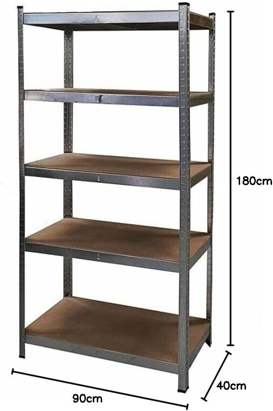 GENERAL TRADE SCAFFALE METAL 40x90x180cm 5 RIP. 612601