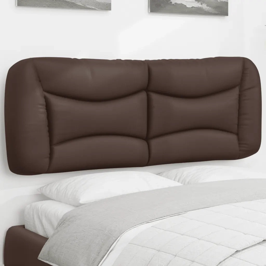 Cuscino Testiera Hvar Marrone 120 cm in Similpelle CFW7626724