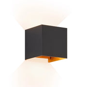 ZMH Applique LED 1a applique da parete per interni 5W IP65 luce da parete per esterni corridoio bianco caldo