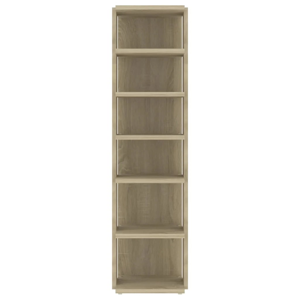 Scarpiere mobiletto portascarpe mobile per ingresso corridoio soggiorno set da 2 Sonoma 27,5 x 27 x 102 cm marrone 02_0022128