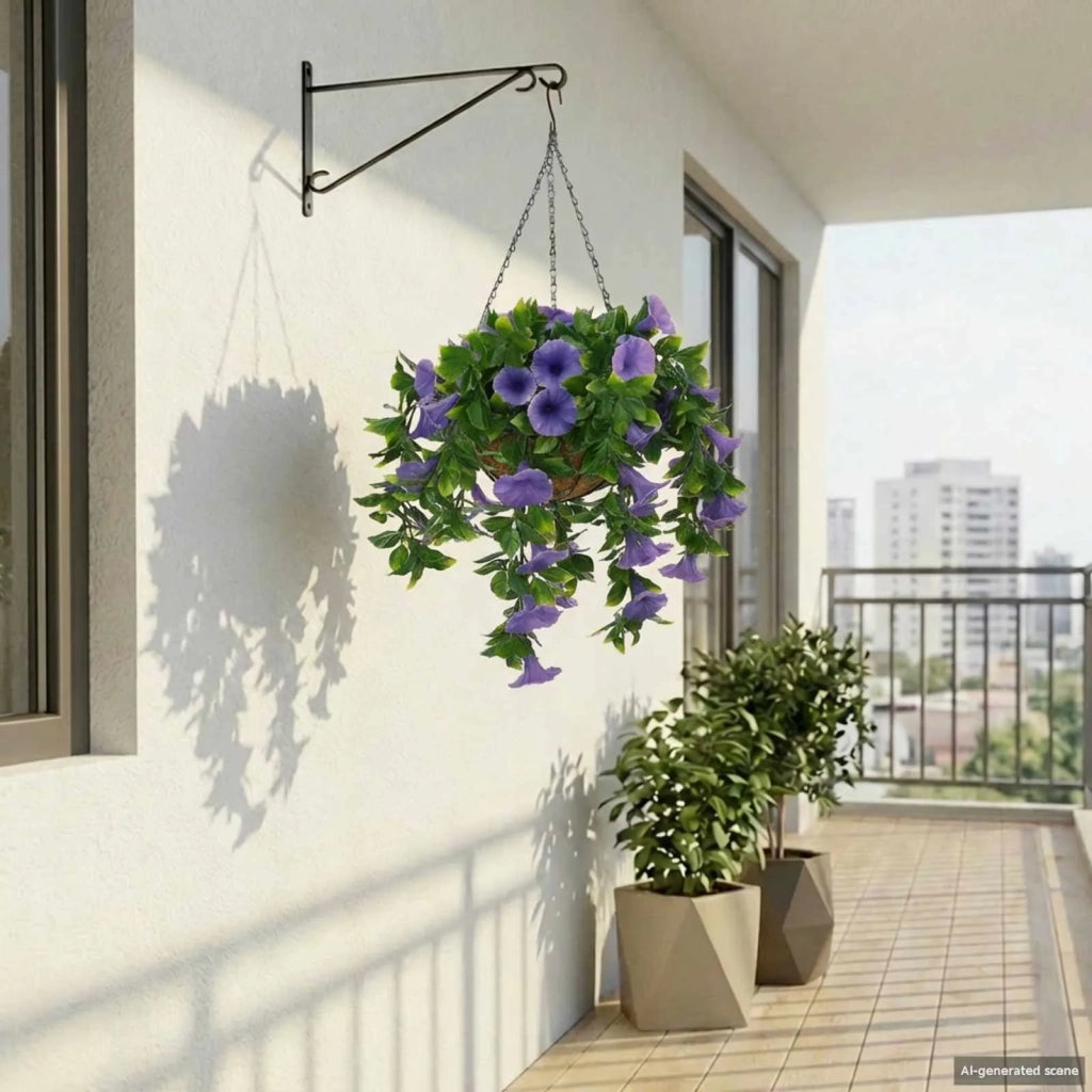 Fiori Artificiali Viola 66 x 75 x 70 cm PE e Acciaio 42042383