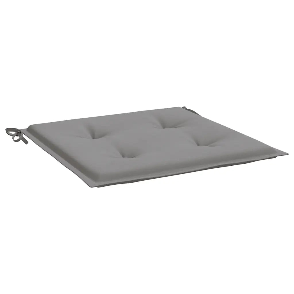 Cuscini per Sedia 2 pz Grigi 40x40x4 cm in Tessuto Oxford