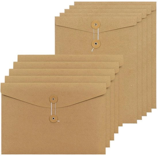 Documenti in cartellino, cartellini per A4, cartellini, buste A4, borse per progetti, documenti con cordoncino, senza allungamento (verticale + orizzontale)