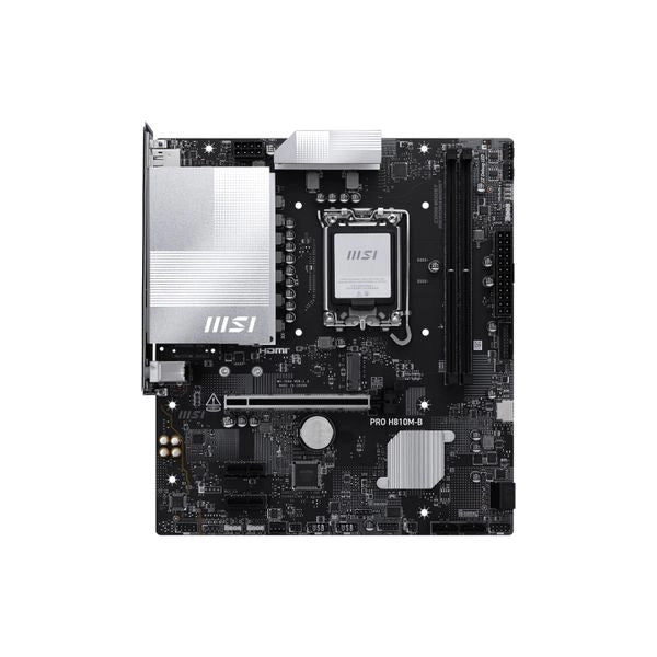 Msi mb pro h810m-b601-7e64-010,13801-7e64-001std pro h810m-b, h810, lga1851, 2ddr5, 1pcie