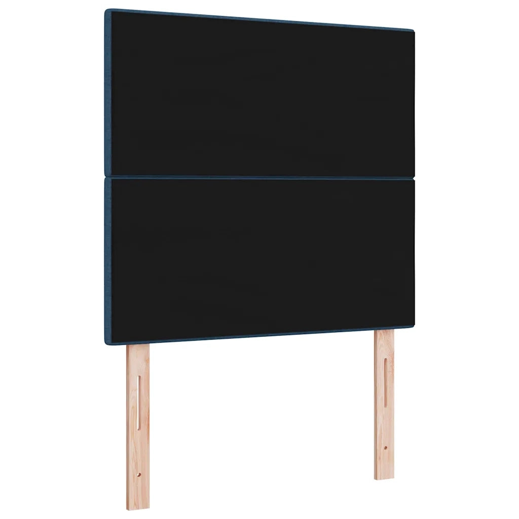 Testiera LED con strisce LED con testiera Blu 90 cm Tessuto 3338403