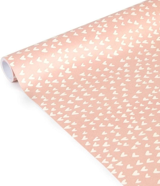 Pacco di carta per imballaggio - Carta per avvolgere oggetti - 80 g - 5 m x 35 cm - Motivo in metallo - Confezione regalo - Bassezza ridotta