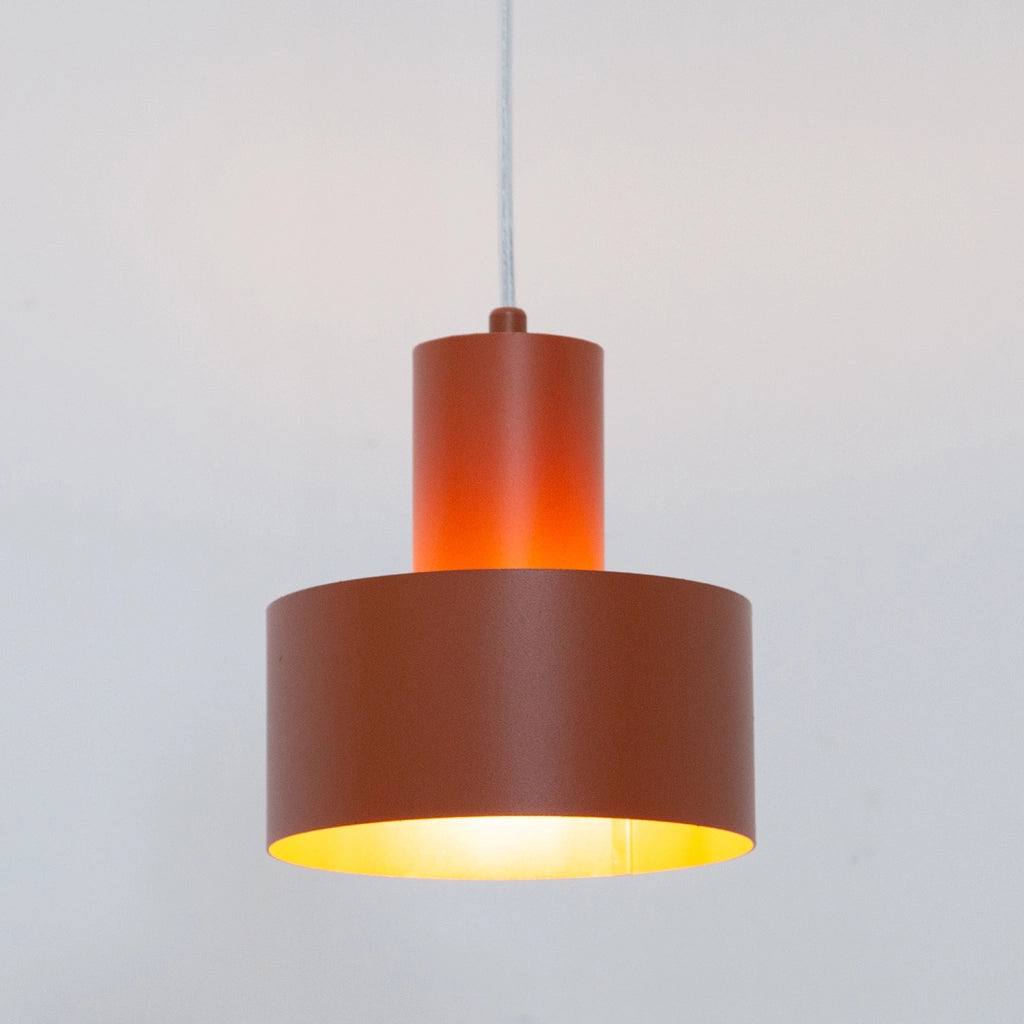Lampada a sospensione RIF rotonda mattone Ø15cm E27 Sigma