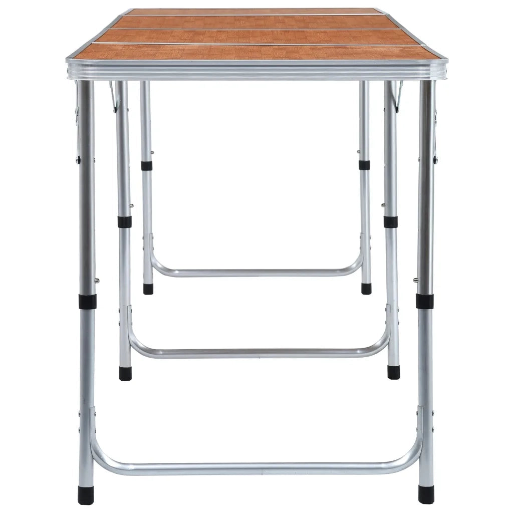 Tavolo da Campeggio Pieghevole in Alluminio 240x60 cm CFW7705786