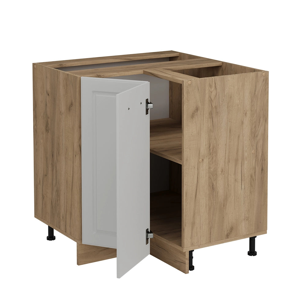 Mobile ad angolo cucina R-Line Bianco rustico/Rovere dorato 75.6 cm senza piano di lavoro Vicco